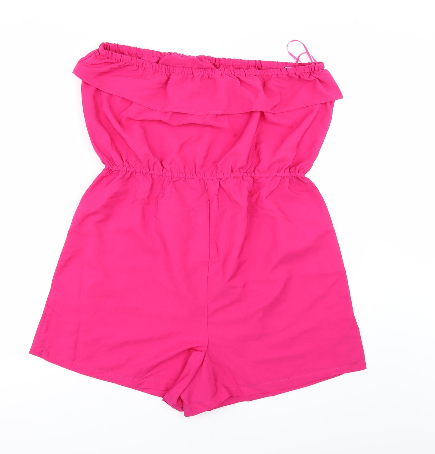 Studio Womens Pink   Playsuit One-Piece Size 14  - Strapless