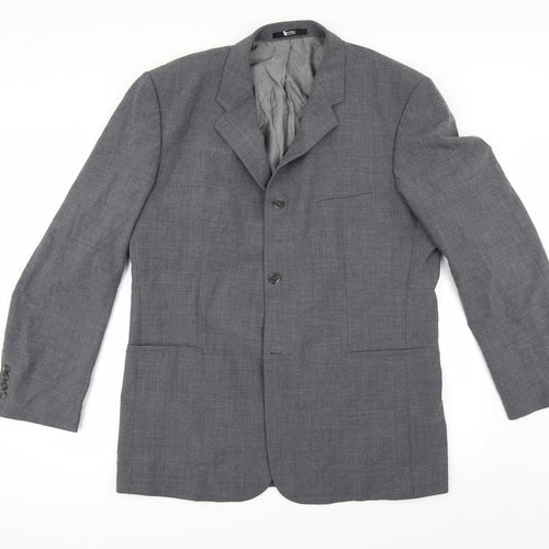 4you collectin Mens Grey   Jacket Suit Jacket Size 46