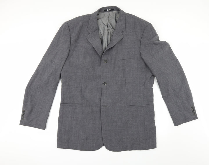 4you collectin Mens Grey   Jacket Suit Jacket Size 46