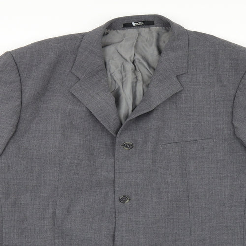 4you collectin Mens Grey   Jacket Suit Jacket Size 46
