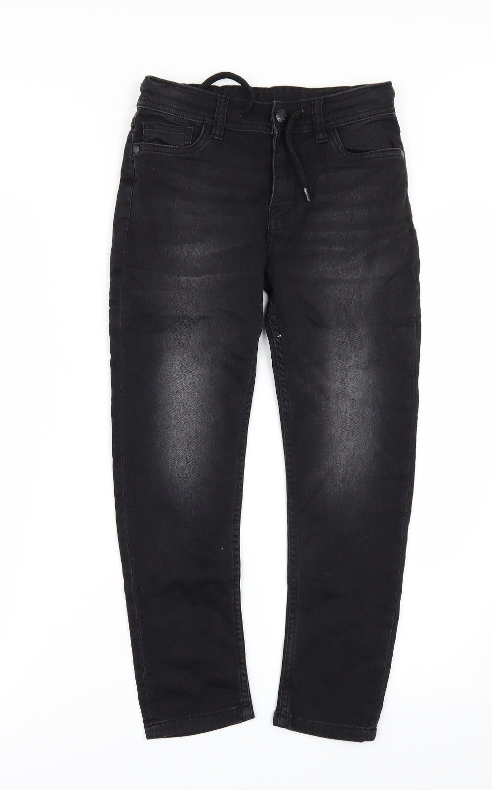 F&F Boys Black  Denim Skinny Jeans Size 8-9 Years