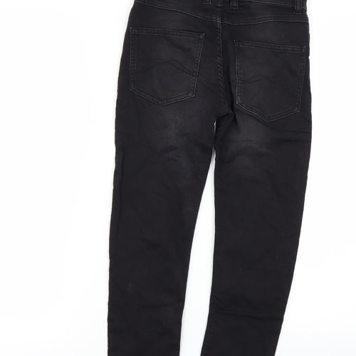F&F Boys Black  Denim Skinny Jeans Size 8-9 Years