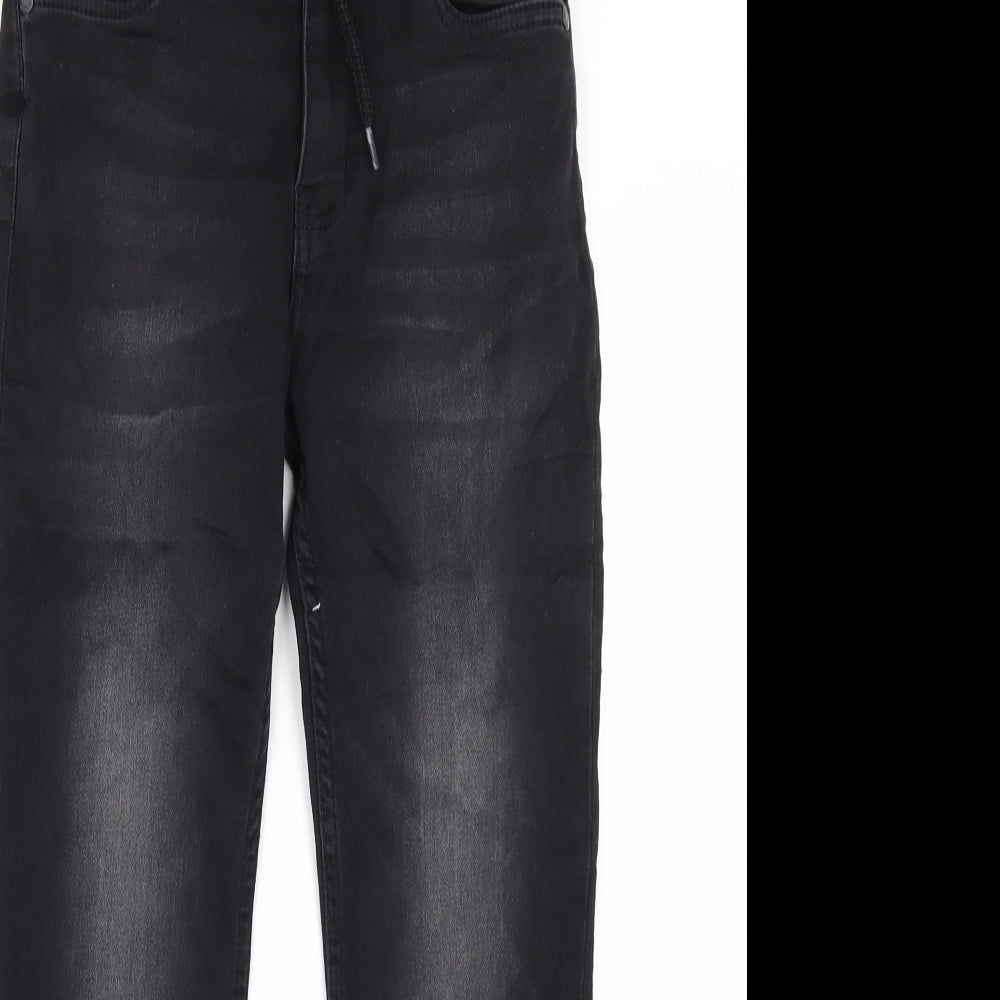F&F Boys Black  Denim Skinny Jeans Size 8-9 Years