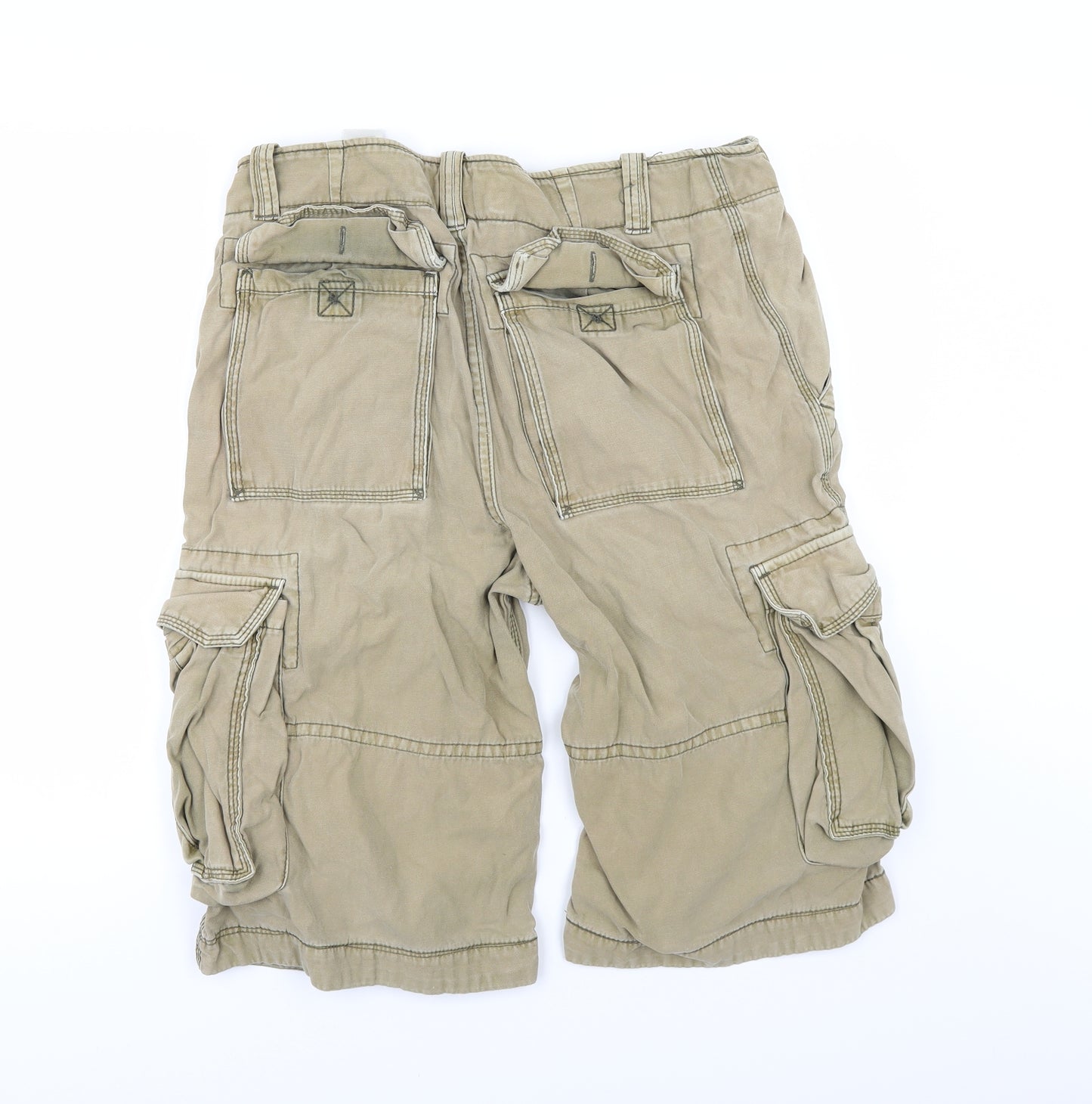 LOGG Mens Beige   Cargo Shorts Size 32