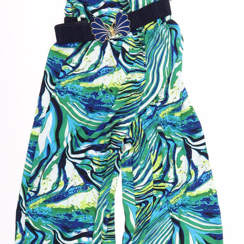 Glamorous Womens Multicoloured Geometric  Jumpsuit One-Piece Size 18