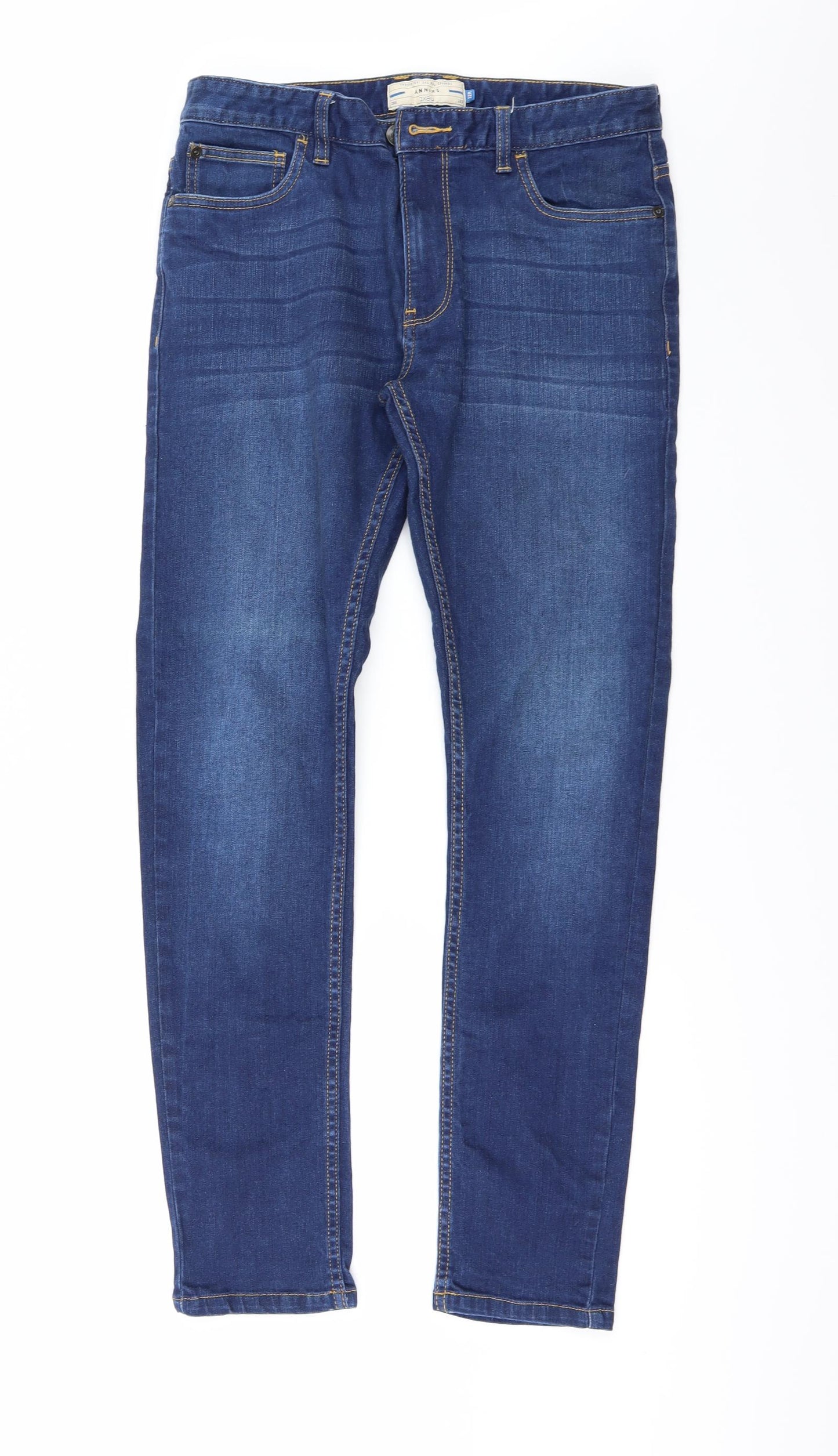 NEXT Mens Blue  Denim Skinny Jeans Size 32 in L31 in
