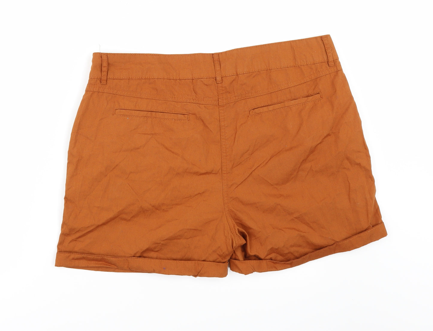 Very Womens Orange   Chino Shorts Size 14
