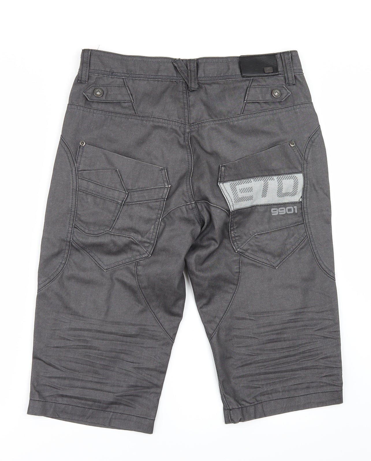 ETO Mens Grey   Chino Shorts Size 32 in