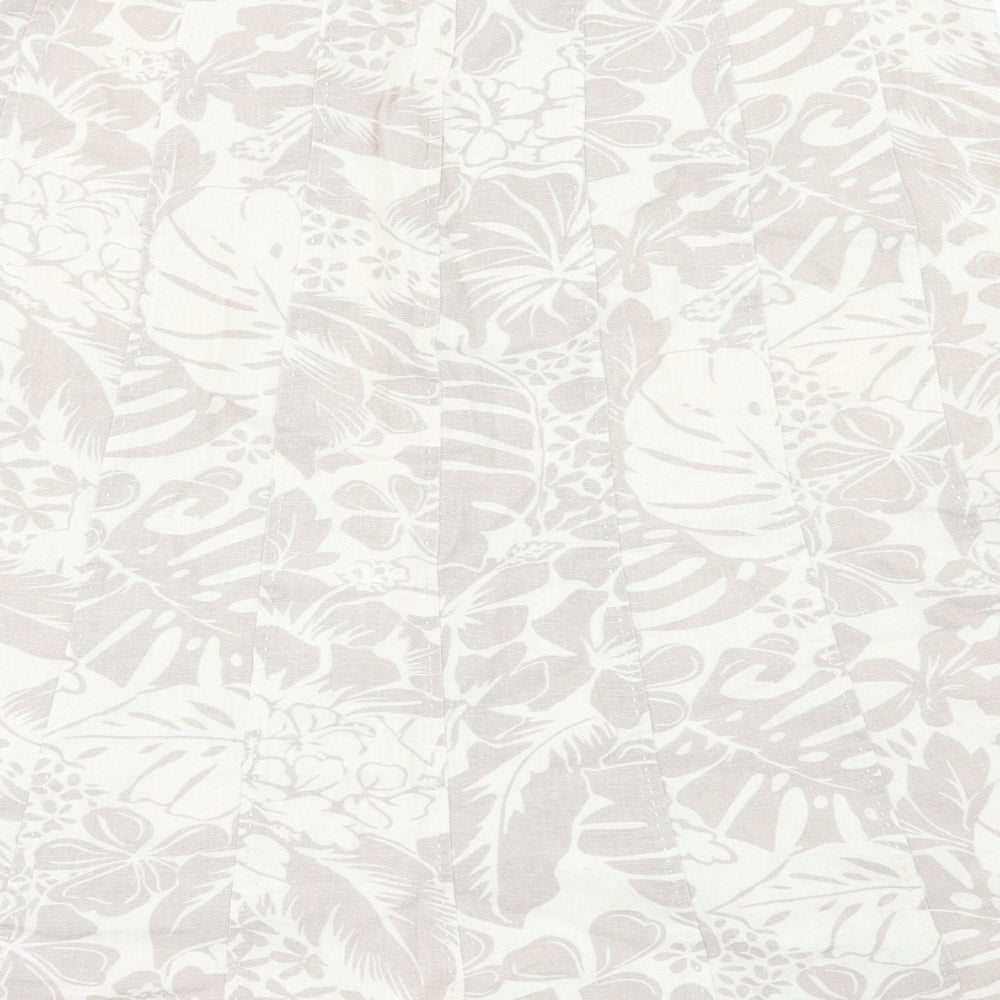 EWM Womens Beige Floral  A-Line Set Size 16