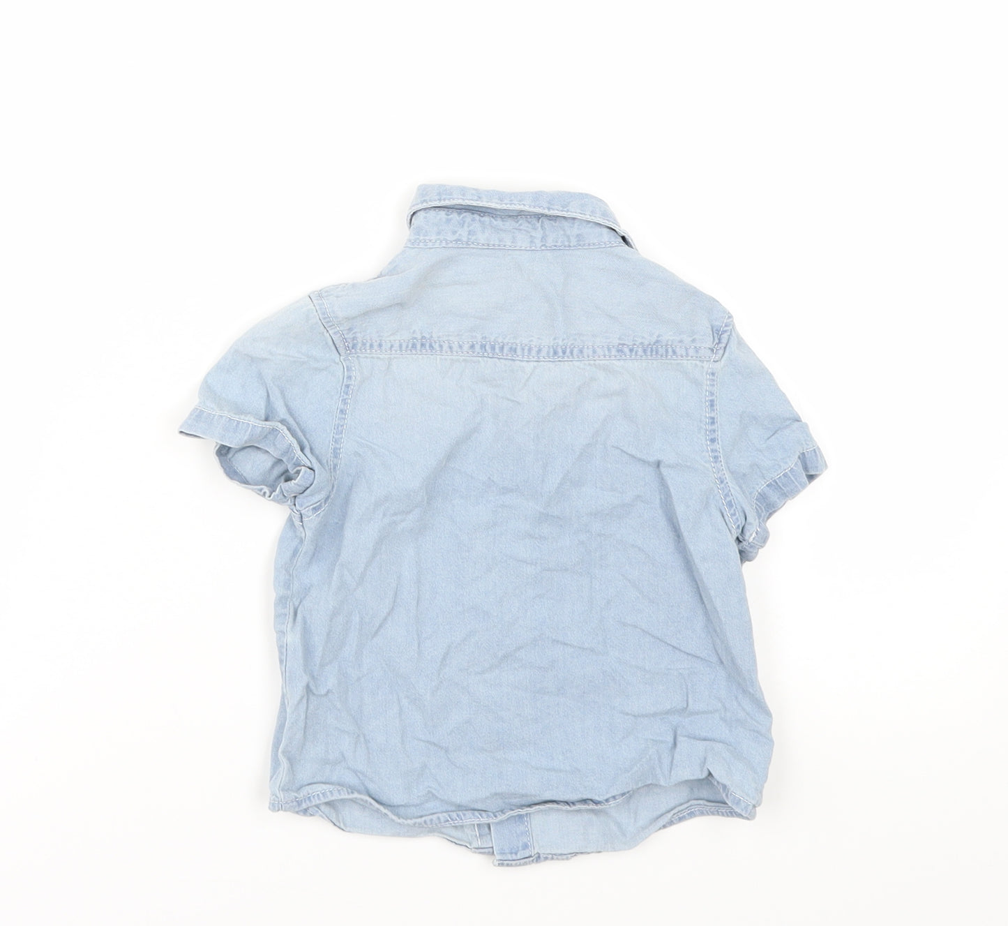 Primark Boys Blue   Basic Button-Up Size 9-12 Months