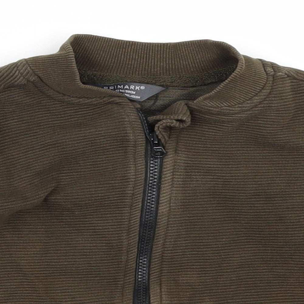 Primark Boys Green   Jacket  Size 9-12 Months
