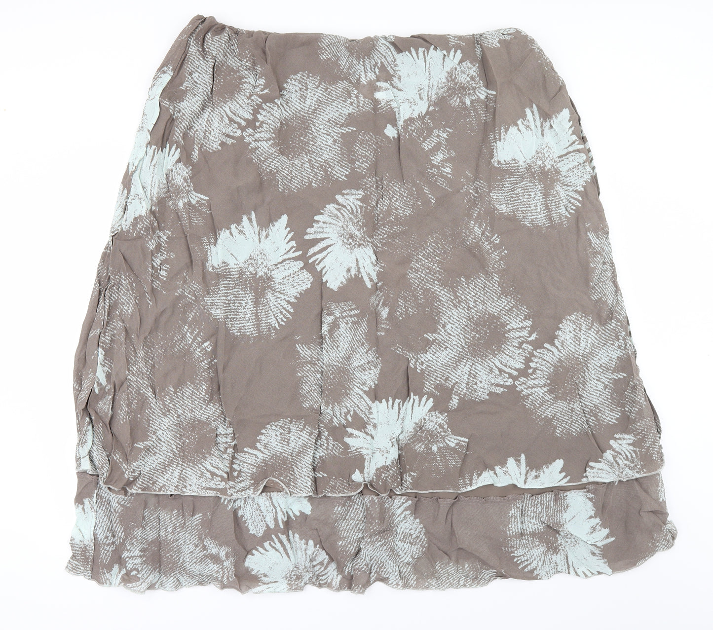 Windsmoor Womens Beige Geometric  A-Line Skirt Size 20