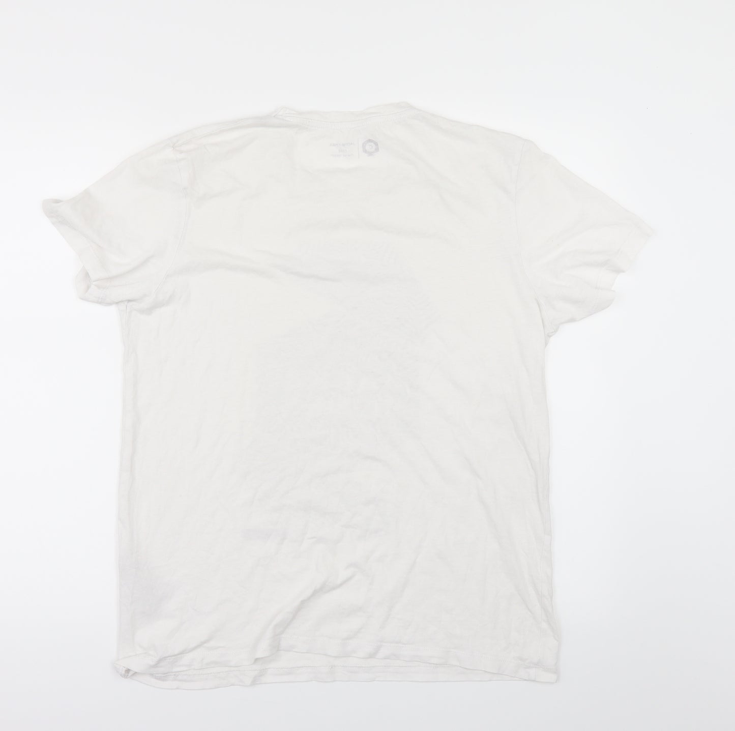 JACK & JONES Mens White    T-Shirt Size M