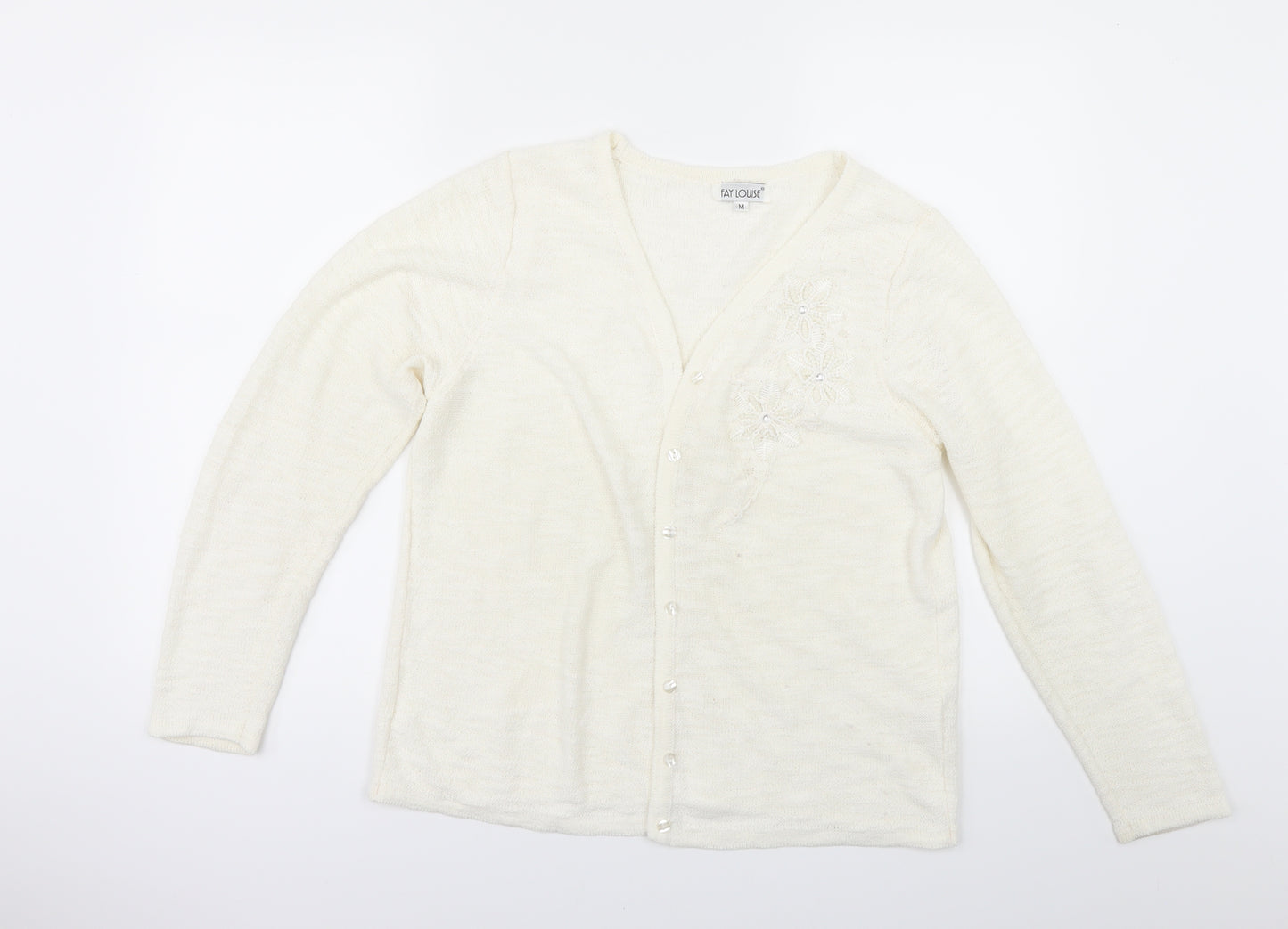 Fay Louise Womens Ivory   Cardigan Jumper