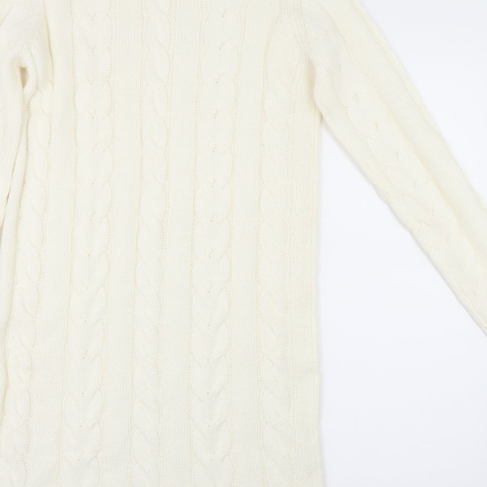 TU Womens Ivory   Jumper Dress  Size 10