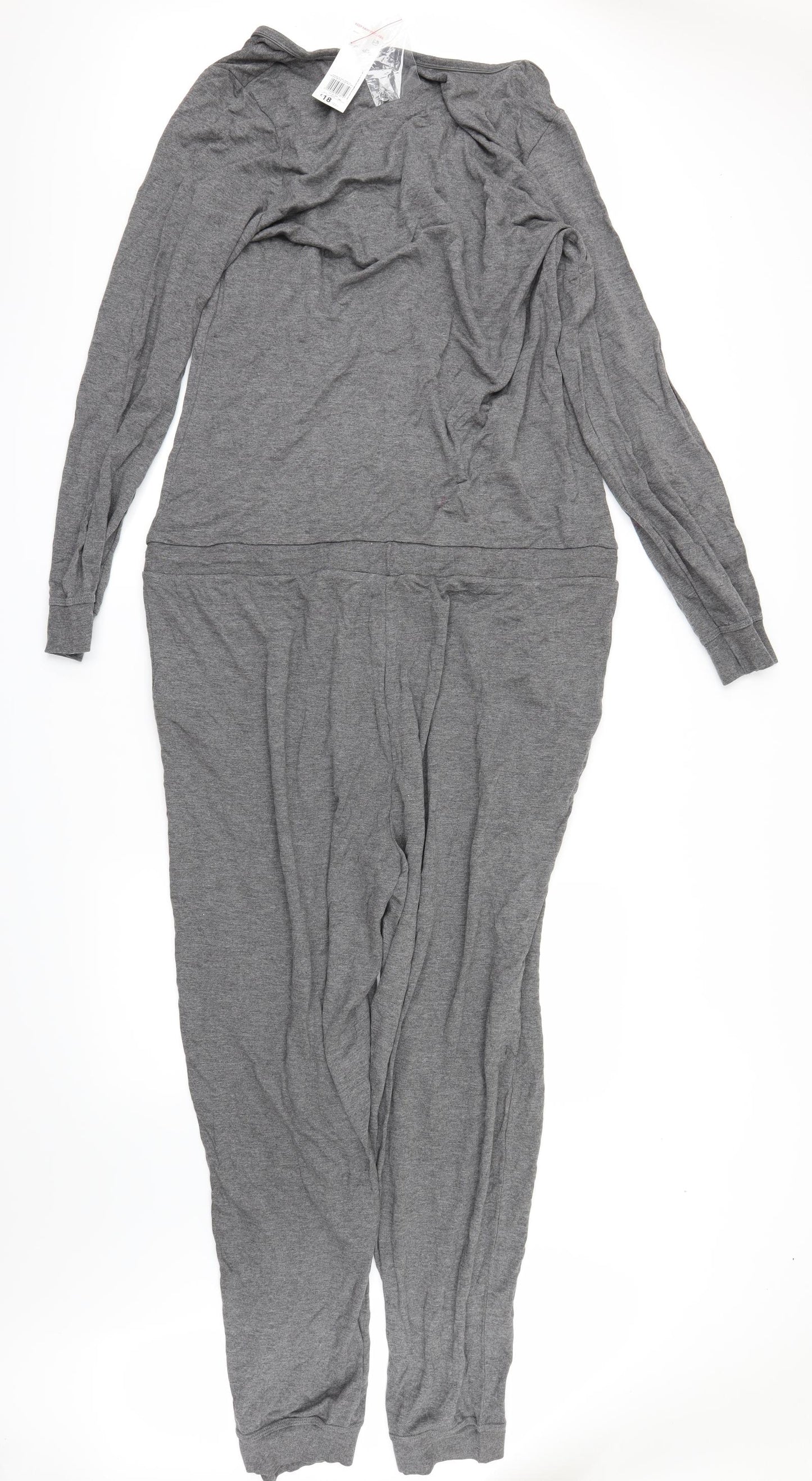 F&F Womens Grey Solid  Top One Piece Size 22