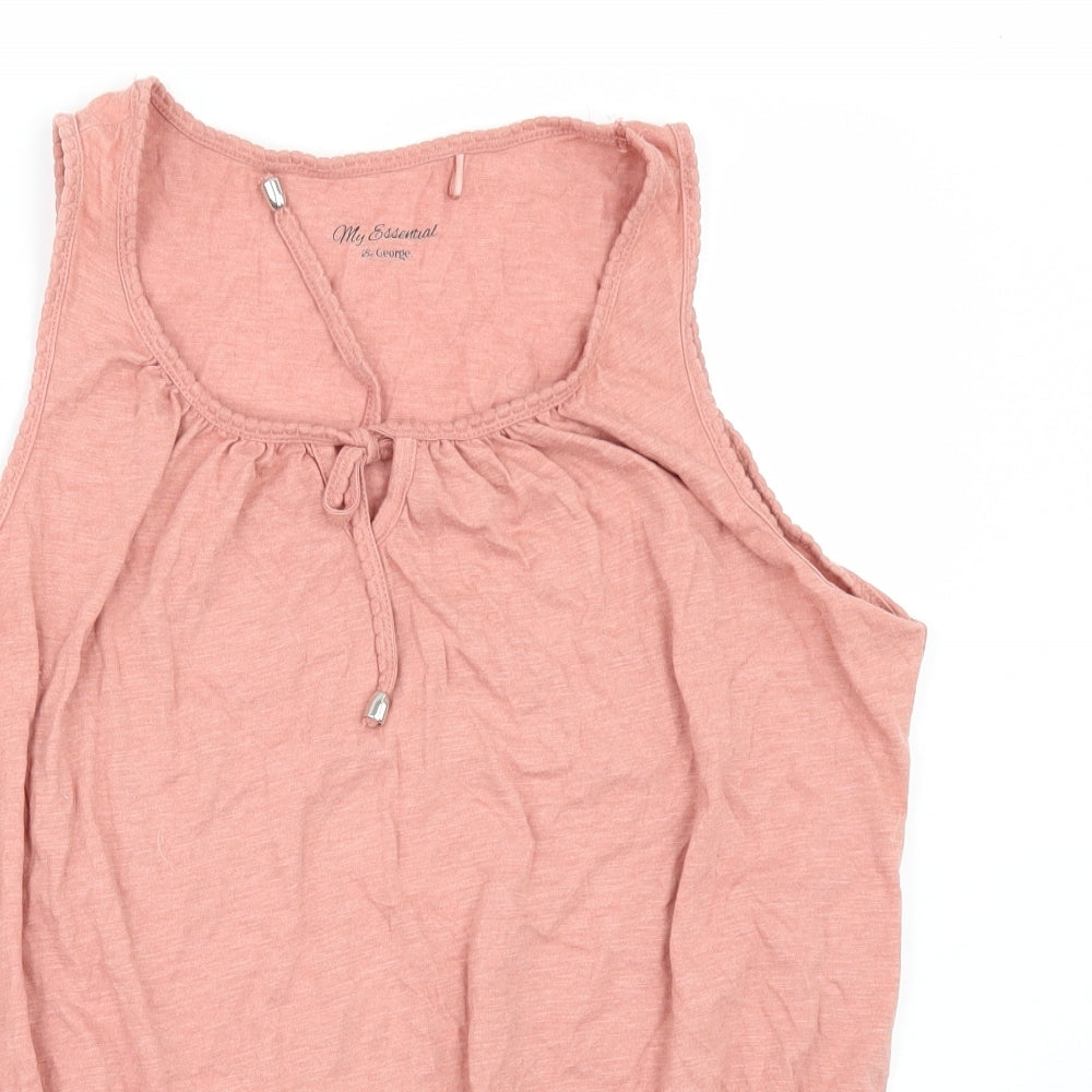 George Womens Orange   Basic T-Shirt Size 18