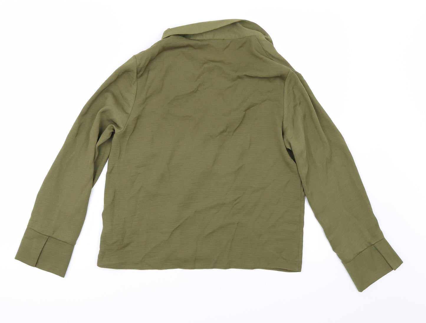 New Look Womens Green   Kimono Button-Up Size 8