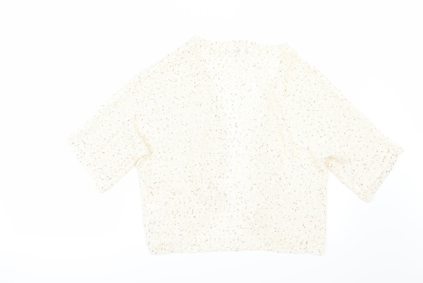 Store Twenty One Womens Ivory   Cardigan Jumper Size M