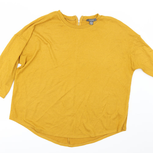 Primark Womens Yellow   Pullover Jumper Size M