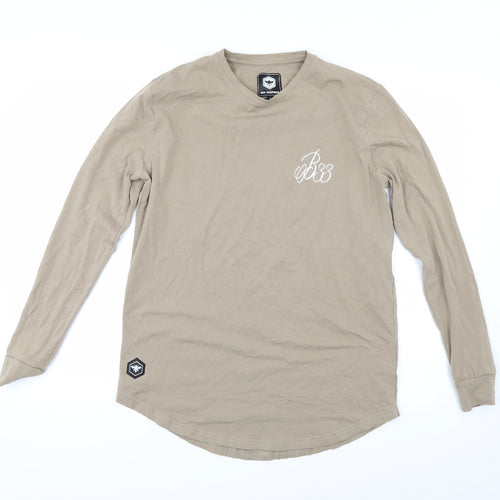 Bee Inspired Mens Beige    T-Shirt Size M