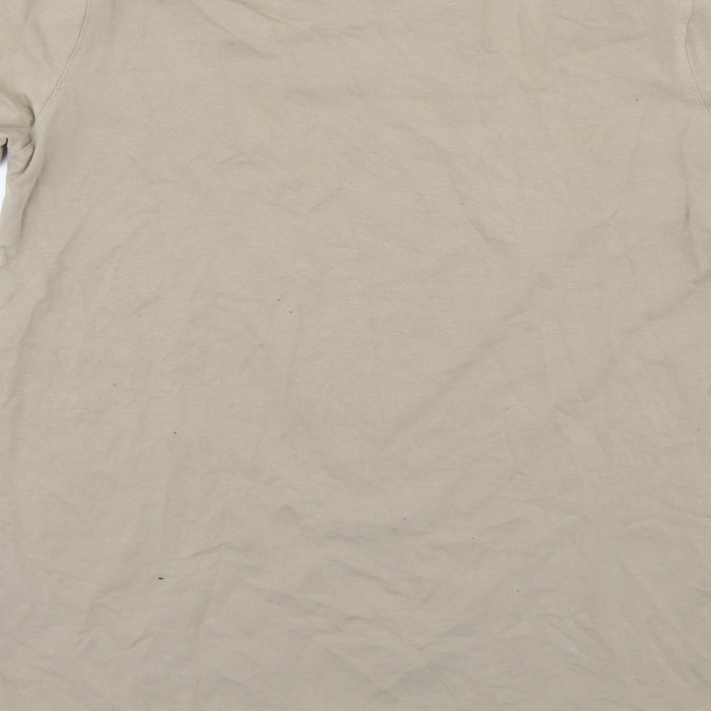 Bee Inspired Mens Beige    T-Shirt Size M