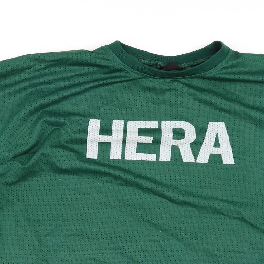 Hera  Mens Green    T-Shirt Size M