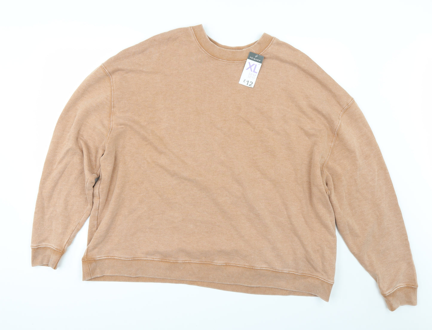 Primark Womens Beige   Pullover Hoodie Size XL