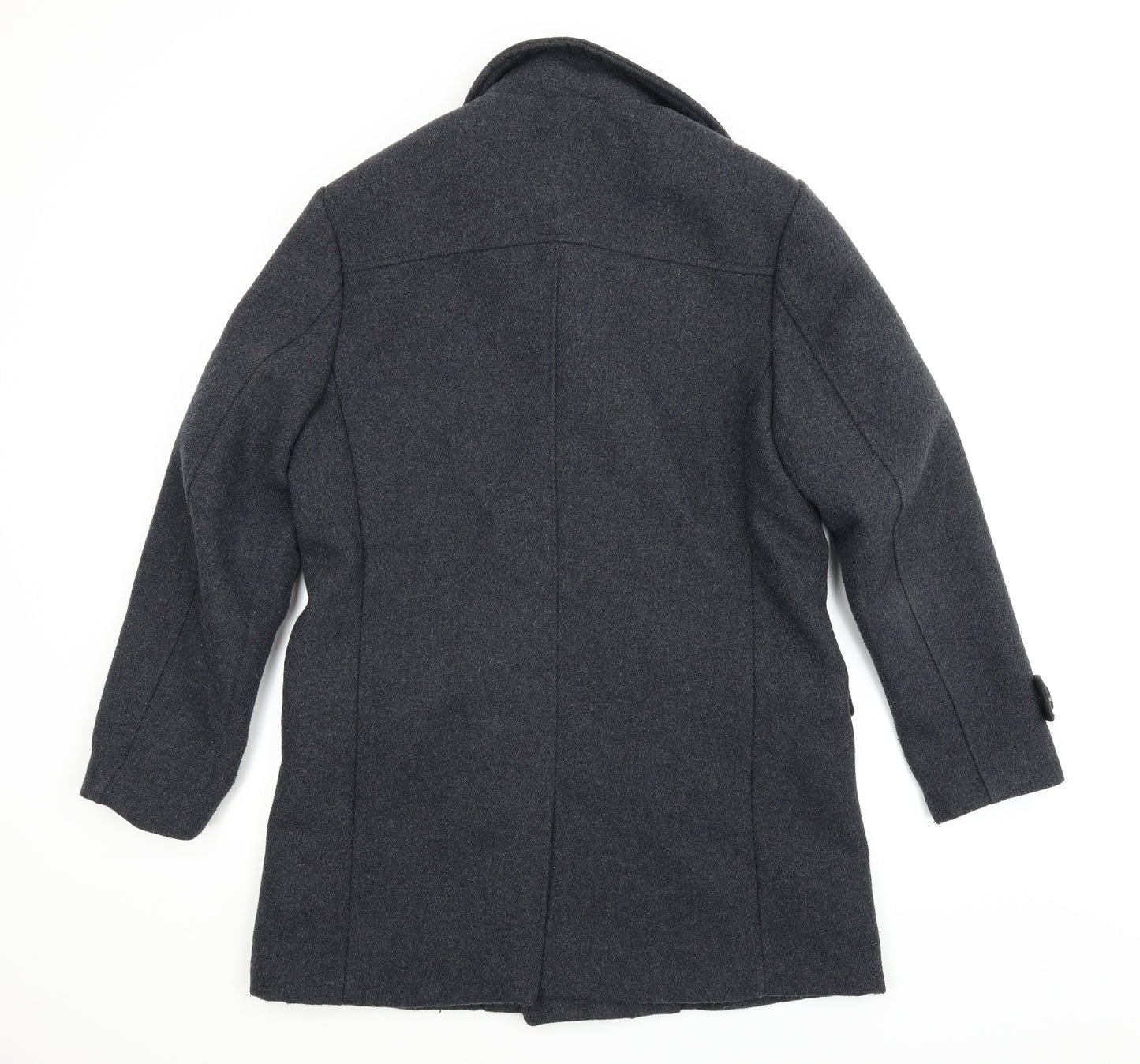 Cedar Wood State Mens Grey   Trench Coat Coat Size L