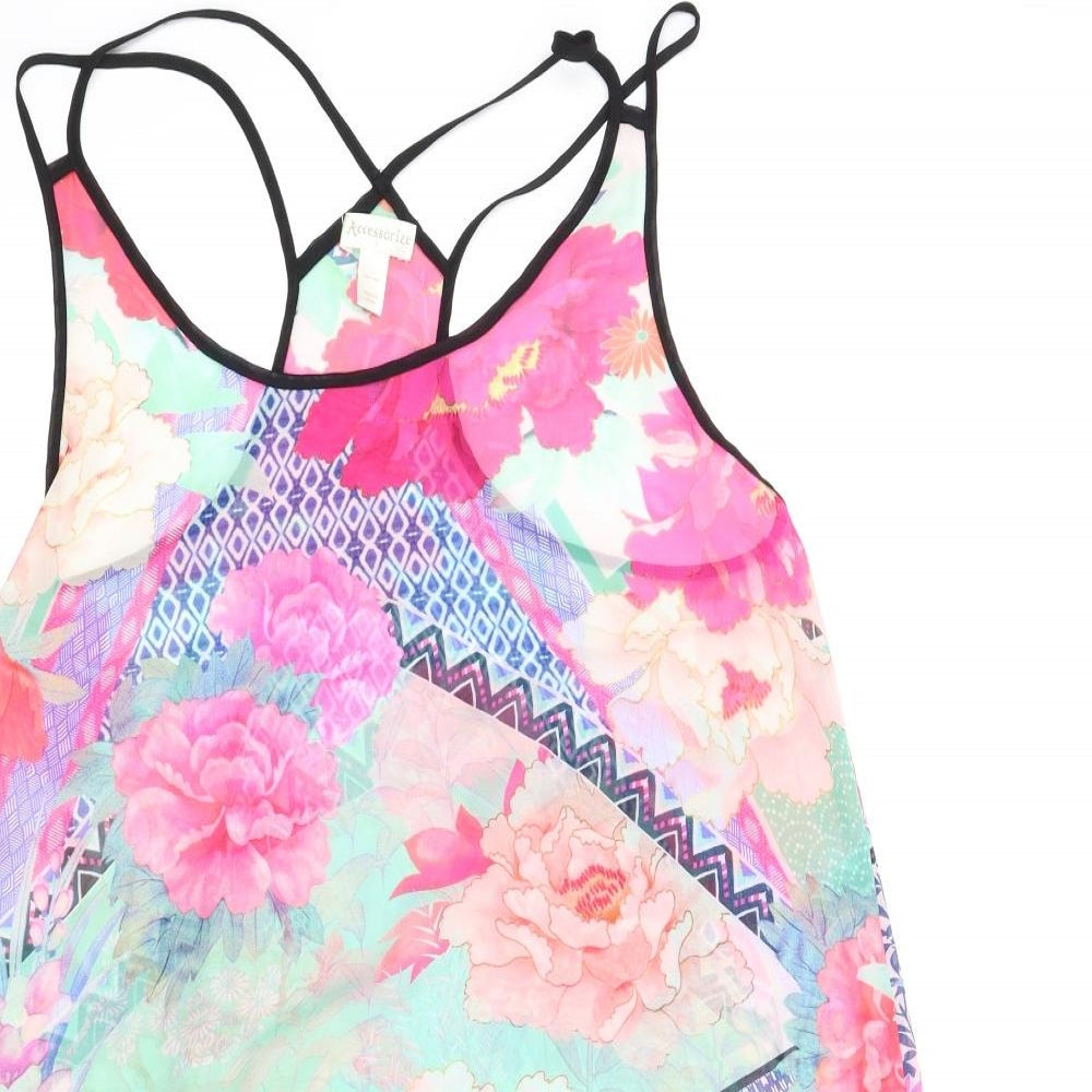 Accesorize Womens Multicoloured Floral  Camisole Blouse Size L