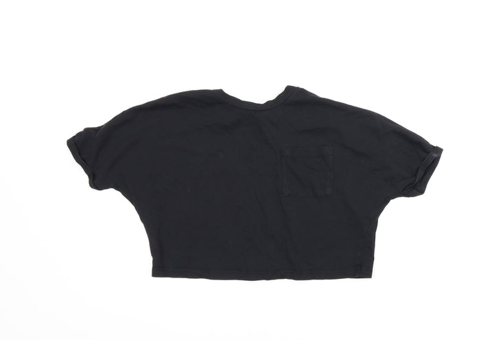 New Look Girls Black   Cropped Tank Size 10-11 Years