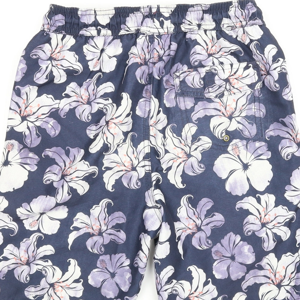 George Boys Multicoloured Floral  Bermuda Shorts Size 9-10 Years
