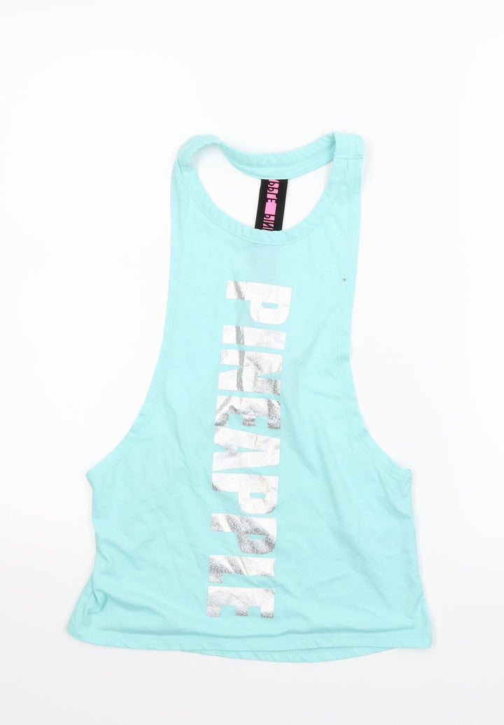 Debenhams Girls Green Basic Tank Size 11-12 Years