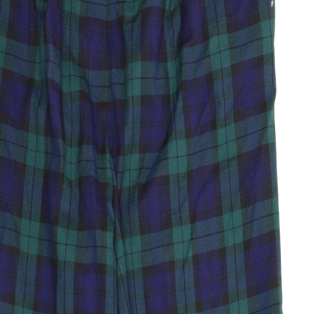 New Look Womens Green Plaid  Capri Pyjama Pants Size 18