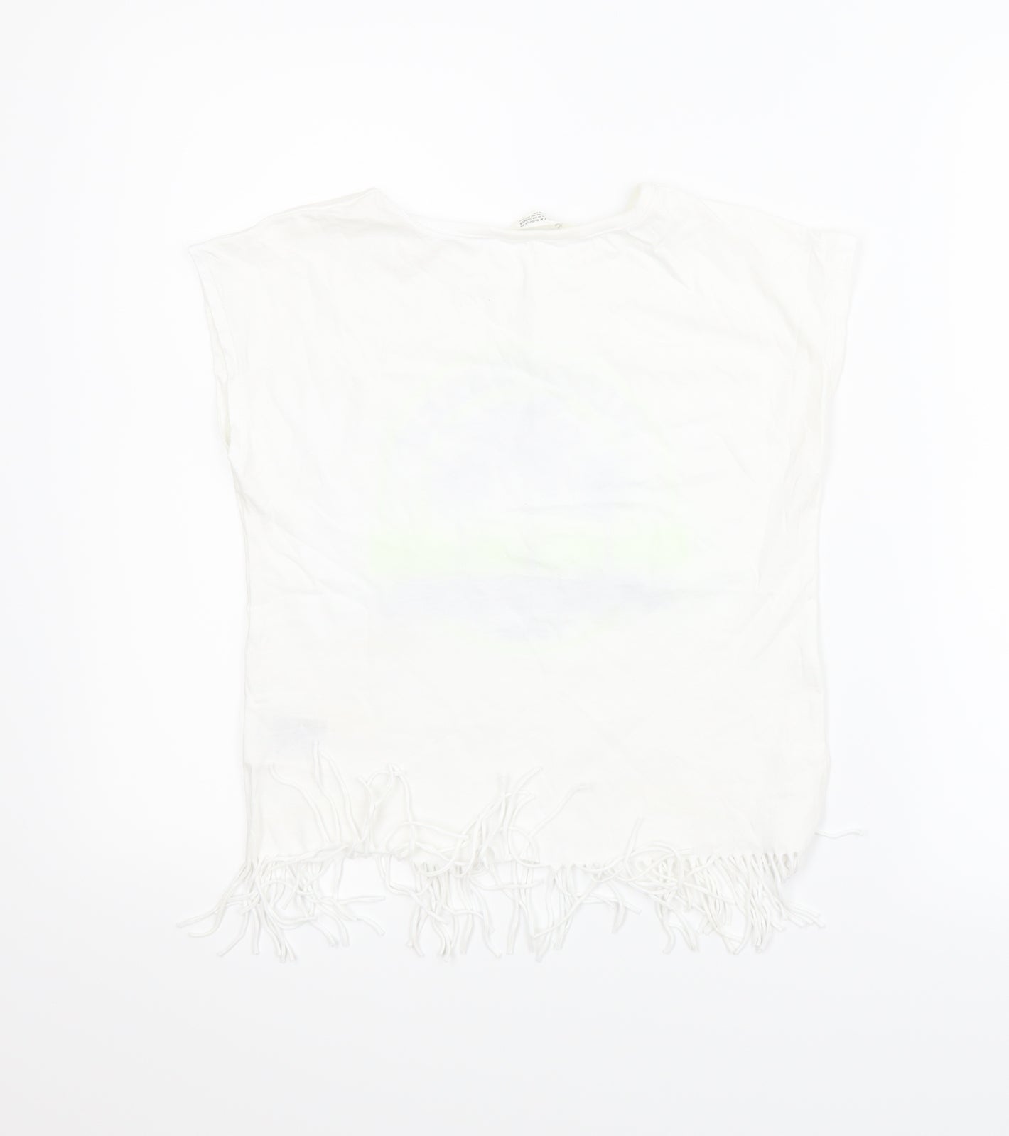 H&M Girls White   Basic T-Shirt Size 10-11 Years