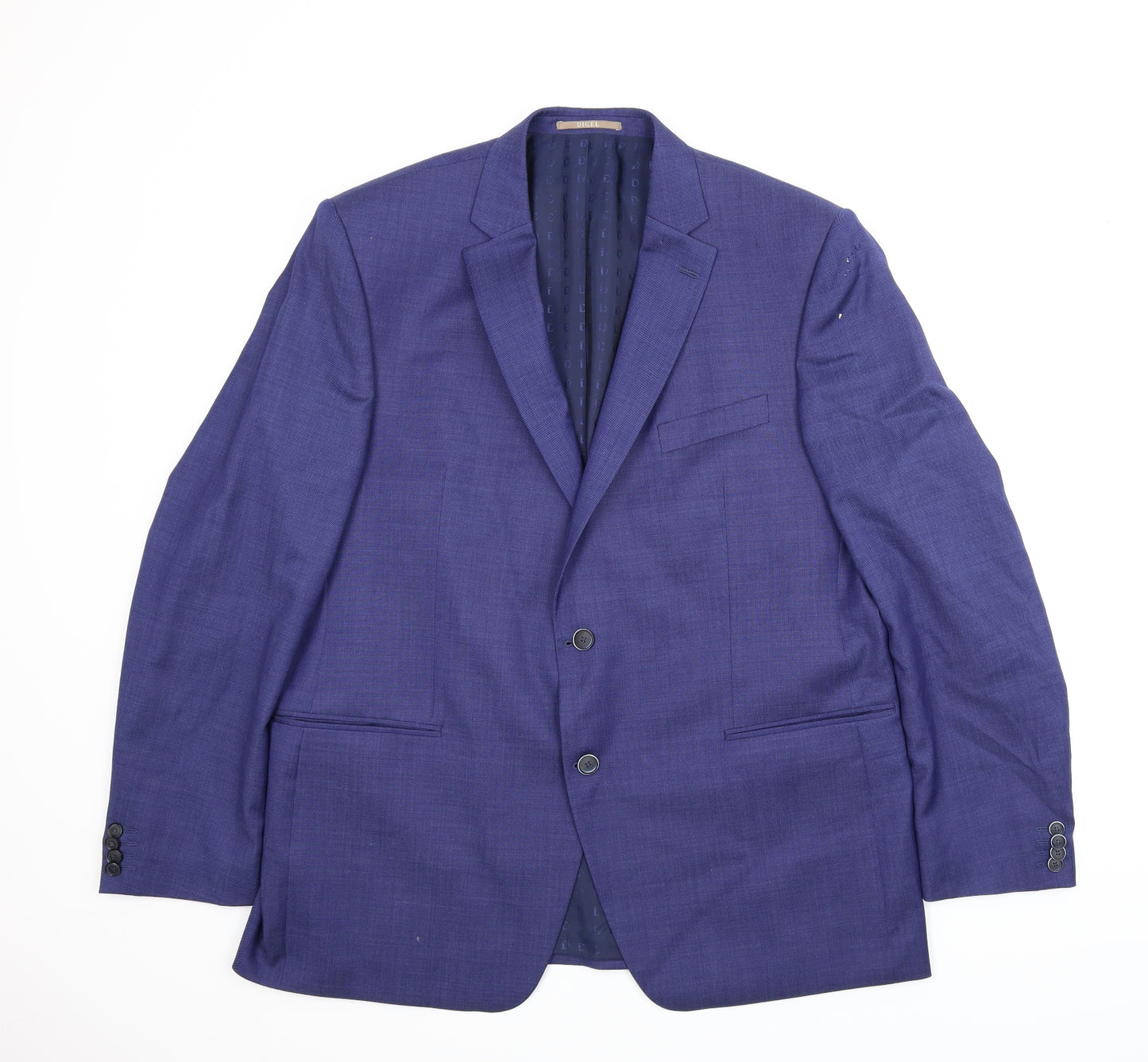 Digel Mens Blue   Jacket Suit Jacket Size 2XL