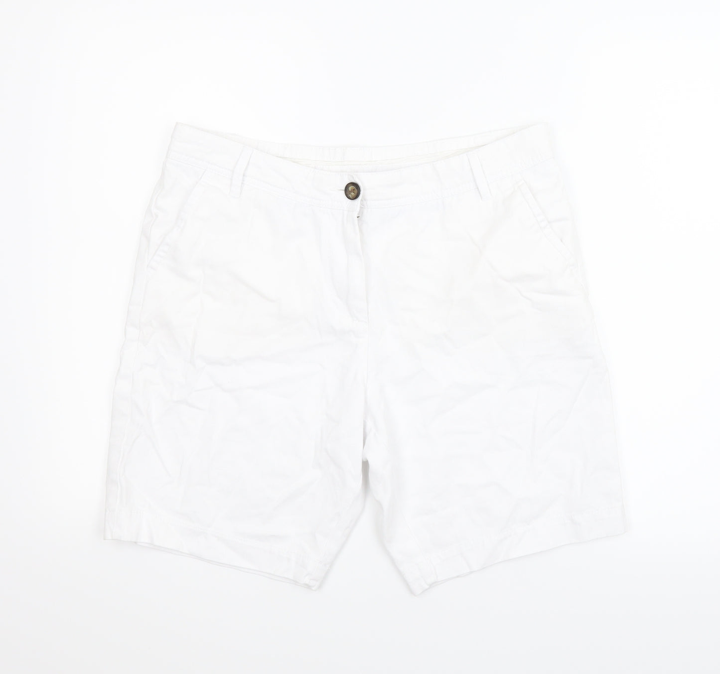 Crew Womens White   Bermuda Shorts Size 12
