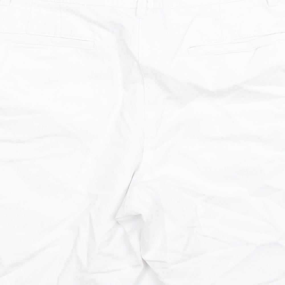 Crew Womens White   Bermuda Shorts Size 12