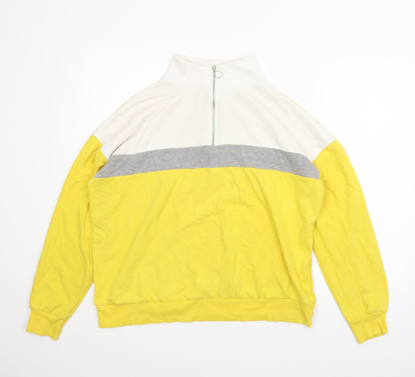 New Look Womens Yellow   Pullover Jumper Size 16