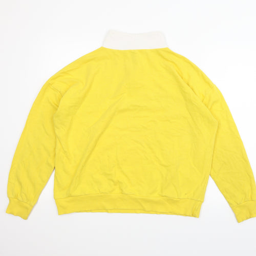 New Look Womens Yellow   Pullover Jumper Size 16
