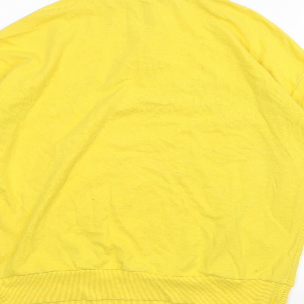 New Look Womens Yellow   Pullover Jumper Size 16