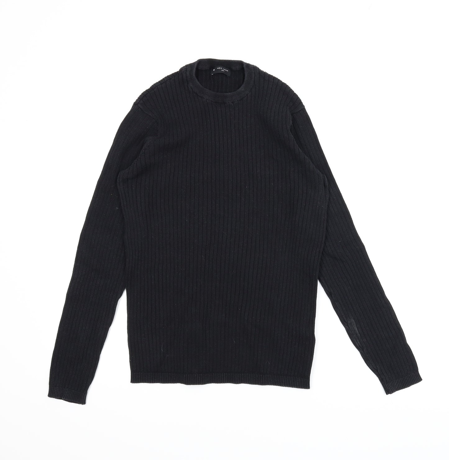 New Look Mens Black   Pullover Jumper Size M