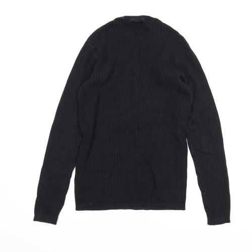 New Look Mens Black   Pullover Jumper Size M