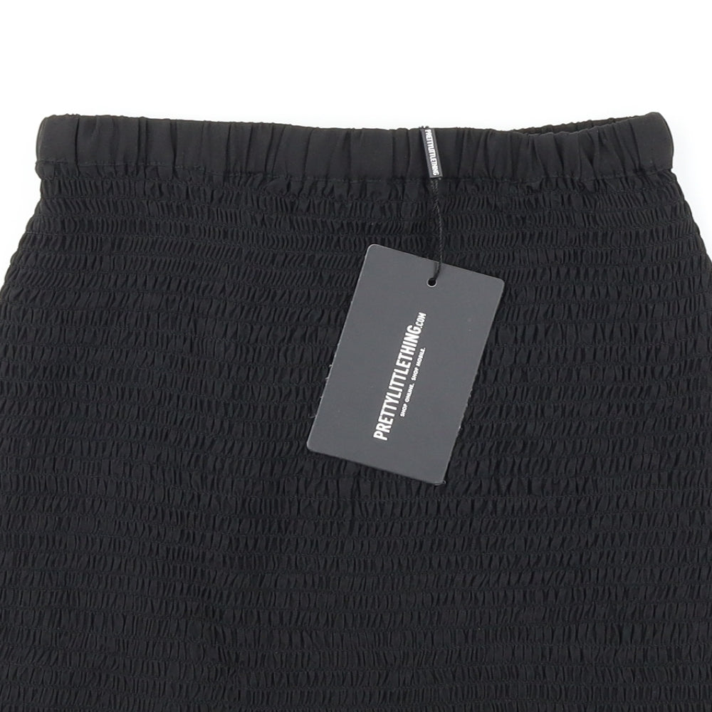 Pretty Little Thing Womens Black   Bandage Skirt Size 8