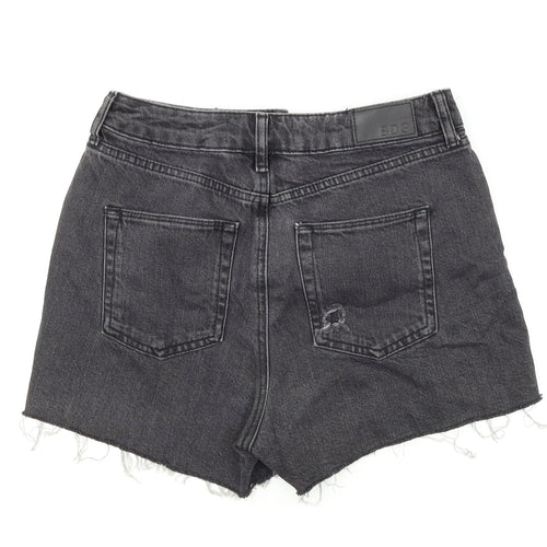 BDG Womens Black  Denim Hot Pants Shorts Size 27 in