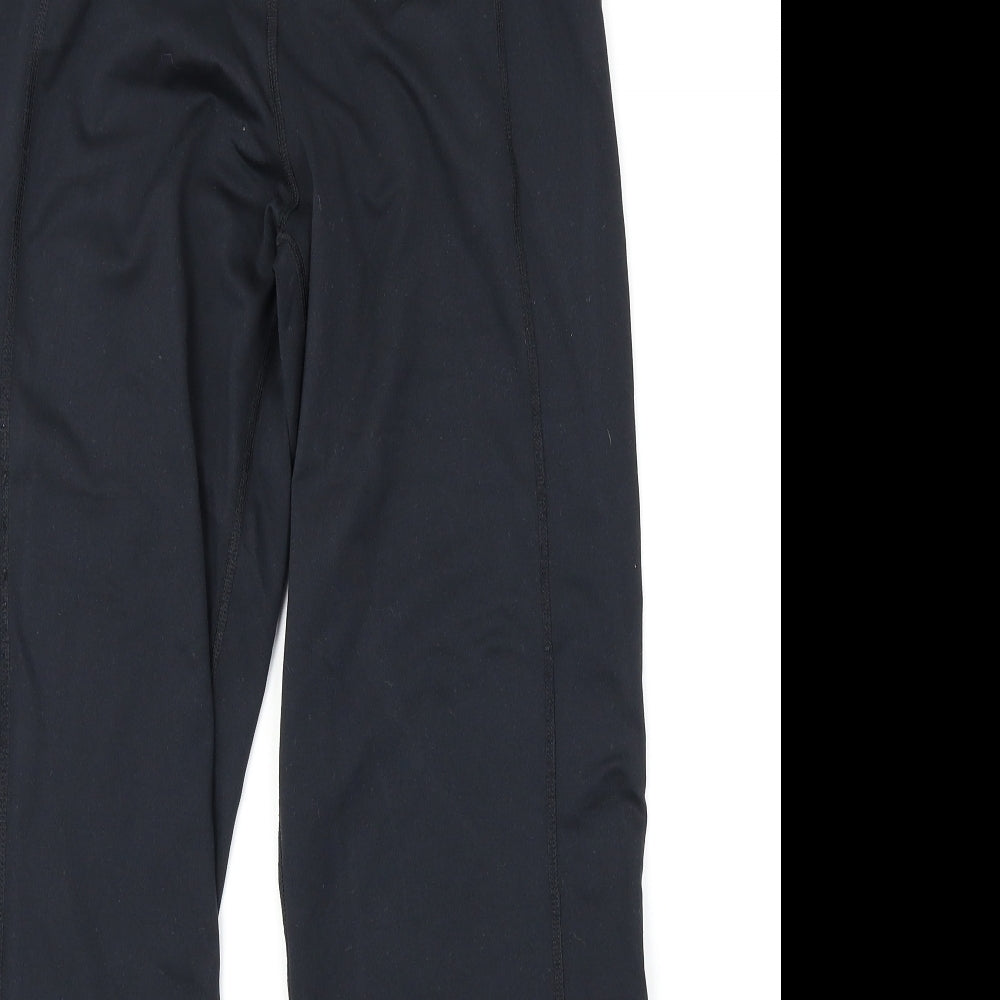 M&S Womens Black   Jogger Trousers Size 10 L26 in