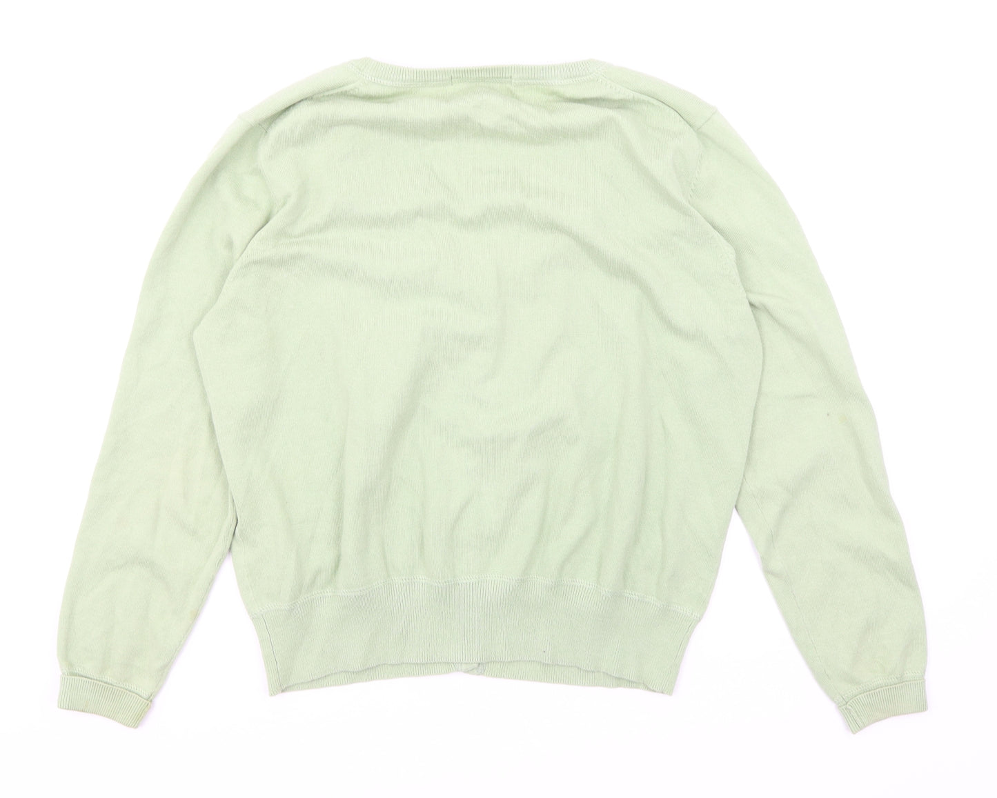 Marks and Spencer Womens Green   Cardigan Jumper Size 14