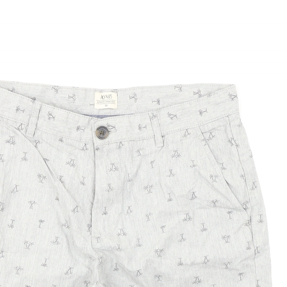 ACW85 Mens Grey   Chino Shorts Size 32 in