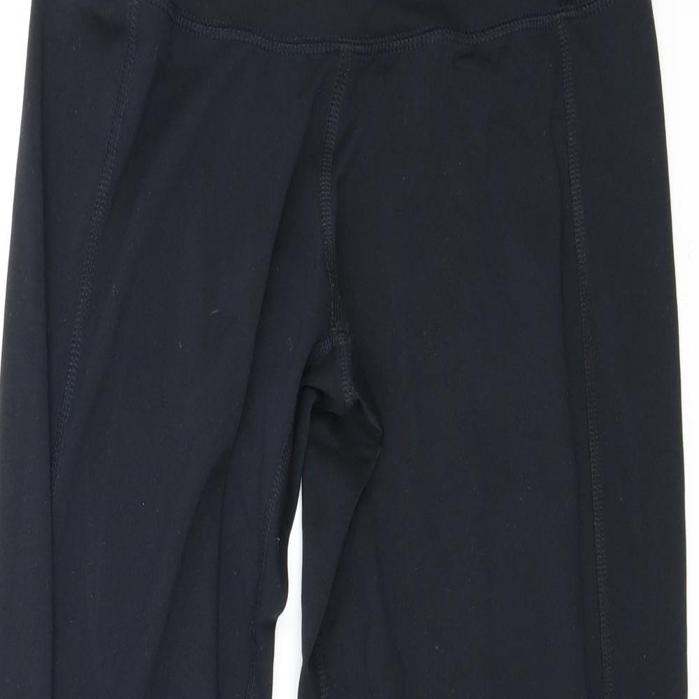 M&S Womens Black   Jogger Trousers Size 10 L27 in