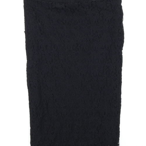 G21 Womens Black   Straight & Pencil Skirt Size 12